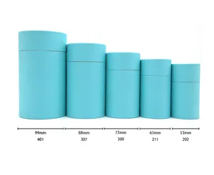 生态材料产品圆形包装化妆品容器罐食品盒茶咖啡三通葡萄酒纸管