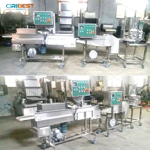 OBRB-300 meat processing machinery/ burger patty machine/ chicken nuggets forming machine