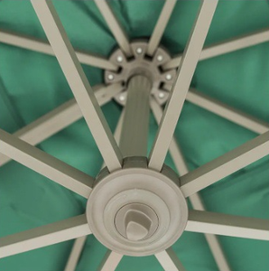 Aluminio redondo cuadrado Deluxe Roma Offset paraguas al aire libre colgante paraguas voladizo Patio sombrilla paraguas - Product Image 6