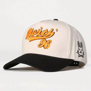 Casquette de baseball structurée à 5 panneaux, unisexe, bicolore, personnalisable, brodée à la main, pour l'extérieur, toutes saisons, style décontracté, motif fruits, vente en gros - Product Image 1