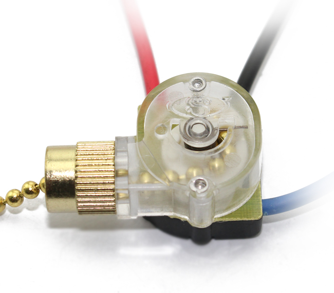 Потолочный двухсторонний переключатель потолочного вентилятора с сертификатом Ce, 6 А, 125 В переменного тока, 3 А, 250 В переменного тока