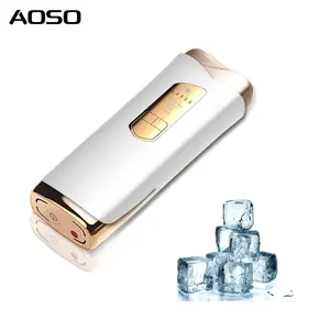 White Gold Color New Design Ipl Hair Remover At Home Painless Safe Ipl Hair Removal Device With Ice Cooling System