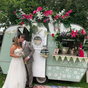 Camion de nourriture mobile en Chine, fourgonnette à vendre, remorque remorquable pour cuisine, pizza, casse-croûte - Product Image 3