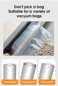 Machine d'emballage sous vide semi-automatique DZQ-500TE pour la conservation des aliments avec corps en acier inoxydable et contrôle numérique industriel - Product Image 4