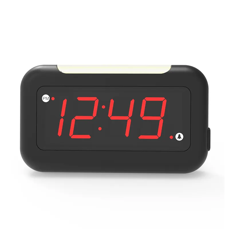 Multicolor Digital Creative Design Small Led Digital Alarm Clock Gradual Change Creative Snooze Smart Clock