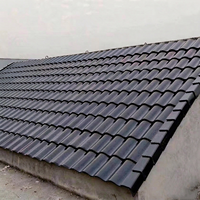 Tuiles solaires photovoltaïques courbées de 60 W pour toiture résidentielle, système d'énergie solaire intégré au bâtiment