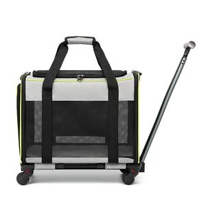Большая вместимость дышащая складная переносная сумка для домашних животных из Оксфордской ткани, съемная и моющаяся переноска для кошек - Product Image 3