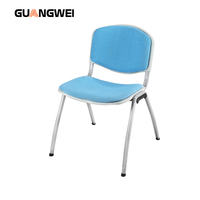Chaise d'étude empilable GUANGWEI à prix d'usine pour lycée, salle de classe, formation, hôpital, maison, bureau, avec tableau d'écriture intégré