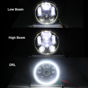 Faro de 5,75 pulgadas, haz Alto y Bajo + DRL Compatible para motocicleta <span class=keywords><strong>Harley</strong></span> Honda VTX 1800 VTX <span class=keywords><strong>1300</strong></span> - Product Image 4