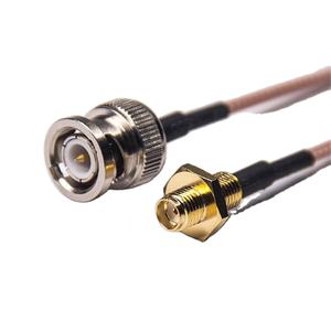 BNC штекер к SMA гнездовой штекер RF-кабель в сборе RF-разъем с RG316 RG174 rg58 BNC кабель - Product Image 1