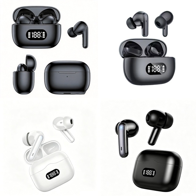 2026 New Arrival BT 5.4 Headphones Low Latency Gaming Audio Mode Deep Bass Stereo Audio Mic for All Smartphones Sport Gym