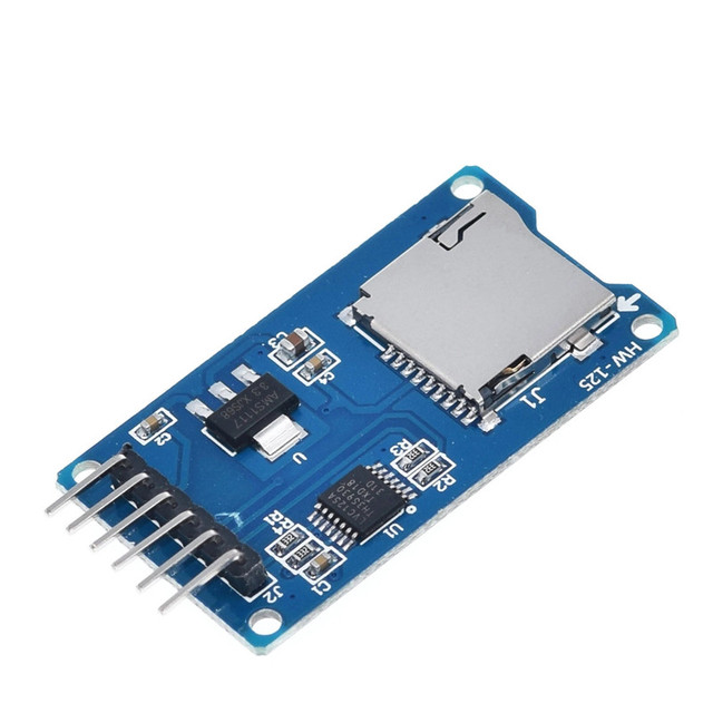Micro SD card module SPI interface TF card reader and writer with level conversion chip