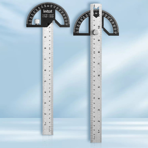 Regla de Medición Multiángulo Imbot de 12 Pulgadas, Desmontable, con Sistema Métrico/Inch para Carpinteros - Product Image 2