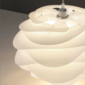 <span class=keywords><strong>Lampadario</strong></span> in tessuto floreale per camera da letto per camera da letto in stile semplice italiano - Product Image 5