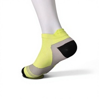 Chaussettes de sport pour hommes de haute qualité, personnalisées, respirantes, à séchage rapide, en tricot compressif, en spandex/nylon, pour la course à pied et les sports de plein air