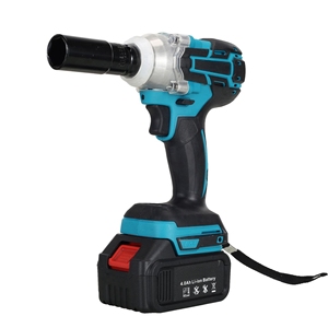 <span class=keywords><strong>Llave</strong></span> <span class=keywords><strong>de</strong></span> <span class=keywords><strong>Impacto</strong></span> Inalámbrica <span class=keywords><strong>de</strong></span> Iones <span class=keywords><strong>de</strong></span> Litio <span class=keywords><strong>de</strong></span> 18V/20V, Grado Industrial/DIY, Eléctrica sin Escobillas, Tipo Cañón <span class=keywords><strong>de</strong></span> Viento, para Reparación Automotriz - Product Image 2