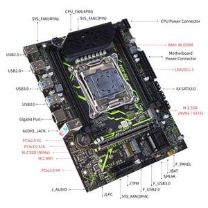 PANDL NOUVEAU X99-XD4 WIFI Carte mère Combo 4XDDR4 Kit de RAM Intel Xeon X99 E5 <span class=keywords><strong>2680</strong></span> <span class=keywords><strong>V4</strong></span> Complet Carte mère X99 Combo Xeon X99 Kit - Product Image 5