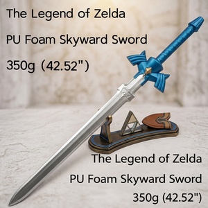 Épée jouet en mousse PU de 42,52 pouces, inspirée de la légende de <span class=keywords><strong>Zelda</strong></span> <span class=keywords><strong>Skyward</strong></span>, personnalisable OEM, légère, durable, accessoire de cosplay, arme de scène fantastique - Product Image 2