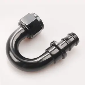 wholesale one piece brake hose fittings,air brake fitting aluminum gas fuel line hose end