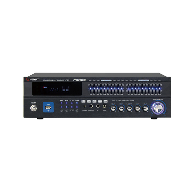 Kimway PT6060CHAE 5.1 Channel Home Theater Amplifier 80W5CH and 80W Subwoofer USB Bluetooth HDMI