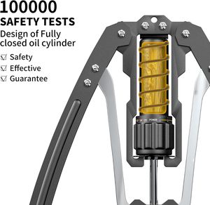 PROIRON  Appareil de musculation hydraulique réglable en acier inoxydable pour les bras, équipement de fitness pour les biceps, entraîneur musculaire unisexe - Product Image 3