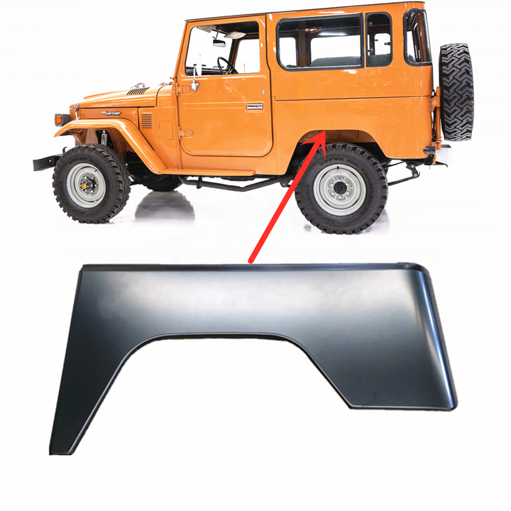 ランクル40 ヨンマル　オーバーフェンダー　フロント　リア ランドクルーザー40系 FJ40 HJ40 BJ40 リアクォーターパネル リア