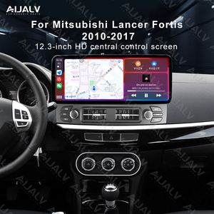 Promotion : Panneau radio Android de navigation automobile 12,3 pouces pour Mitsubishi <span class=keywords><strong>LANCER</strong></span> 2010-2017 – Accessoires intérieurs de voiture, cadre DVD auto - Product Image 3