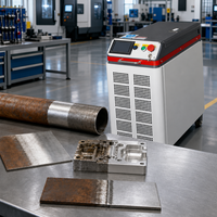 Machine de nettoyage laser à impulsions 500W haute énergie, refroidie par air, portable, pour l'élimination de la rouille et de la peinture sur moules métalliques