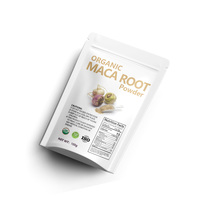 Poudre de Maca Brute OEM Personnalisable, Poudre de Maca Pure 100g, Poudre de Racine de Maca Biologique