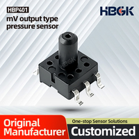 HBP401 Capteur de pression d'air/gaz MEMS miniature 40kPa 5.8psi avec sortie analogique, signal amplifié, plage 50kPa, précision ± 1% FS