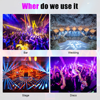 Projecteur professionnel à tête mobile 295W 14R Beam, 20 canaux DMX512, 14 couleurs, 13 gobos, prisme, stroboscope, IP20, 3200K-7800K, pour DJ et discothèques