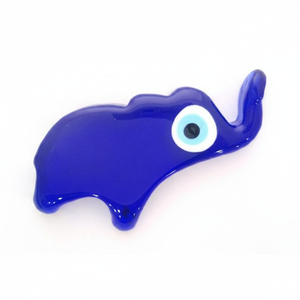 7x13cm Creative Glass <b>Elephant</b> with Evil Eyes Novelty Home <b>Decoration</b> - Product Image 2