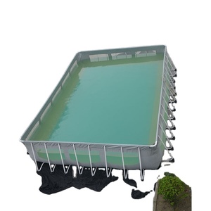 Piscine <span class=keywords><strong>gonflable</strong></span> à cadre métallique en acier, grande taille, usage en extérieur, réglable - Product Image 4
