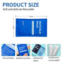 Pack de glace en gel réutilisable Logo de taille personnalisable Sac de glace en gros pour soulager la douleur