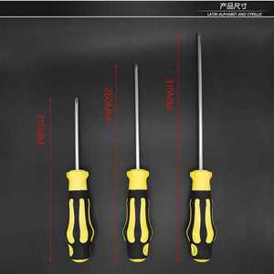 <b>Phillips</b> <b>Screwdriver</b> <b>Set</b> 215mm 260mm 310mm Magnetic Rubber Handle Repair Tool For Auto Motorcycle - Product Image 1