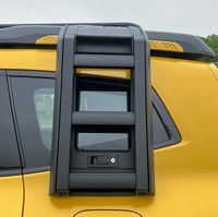 Plateforme de toit robuste avec échelle d'accès latéral et boîte de rangement externe pour SUV DEEPAL G318