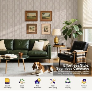 Meilleures ventes d'usine - Panneaux acoustiques décoratifs pour murs - Panneaux absorbants du son en polyester pour l'enregistrement et les studios <span class=keywords><strong>à</strong></span> domicile - Product Image 4