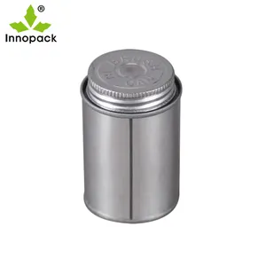 4oz 8oz 16oz small plain printed round empty paint Monotop metal tin cans with brush ball lid screw top for sale