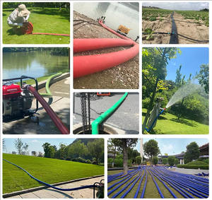 צינור שטוח pvc גמיש התנגדות ללחץ צינור שטופת שמש למערכות ניקוז מרר צינור השקיה - Product Image 3