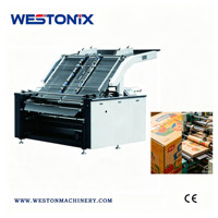 Machine à laminer automatique à entraînement hydraulique WESTONIX pour cartons et emballages chimiques, 90 m/min, haute productivité