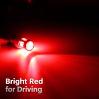 Ampoule LED automobile CANBUS 1157 BAY15D P21/5W 12V 24V 9-50V 8W 600mA 60 SMD 5 LED latérales avec lentille supérieure, rouge et blanc, pour feux stop et feux arrière