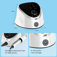 Perceuse à ongles électrique professionnelle SML 35000 tr/min ensemble de mèches d'affichage à LED perceuse à ongles forte pour manucure