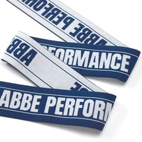 Prix d'usine Logo personnalisé Ceinture de sous-vêtement élastique en nylon jacquard pour sangle d'accessoires vestimentaires