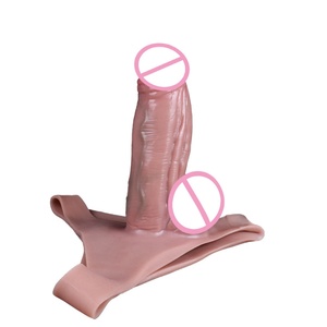 Strap on <b>Dildo</b> Silicone Wearable <b>Dildos</b> Panties, Transgender Adult Toys with 8.27'' Realistic Hollow Penis, G Spot Sex Toys Men - Product Image 6