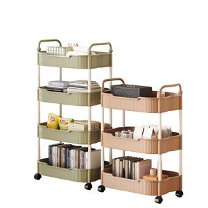 Chariot de rangement grande capacité, étagère à chaussures simple pour entrée, gain de place, étagère de rangement multi-niveaux élégante pour la maison - Product Image 1