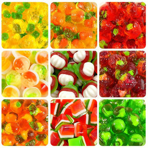 थोक कस्टम परख फल स्वाद वाला रस गामी कैंडी मीठा और खट्टा हैल प्रमाणित थोक नरम कैंडी - Product Image 2