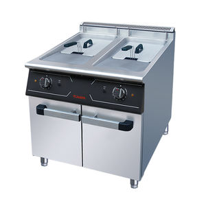 Justa Commercial Gas Electric Double-cylinder <strong>Fryer</strong>, Vertical Gas <strong>Deep</strong> <strong>Fryer</strong>, Electric <strong>Fryer</strong>, French Fries And Cabinet - Product Image 1