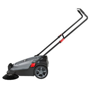 مكنسة أرضية يدوية جديدة غير كهربائية للاستخدام الخارجي لجمع الأوراق والرمل والقمامة - Product Image 4