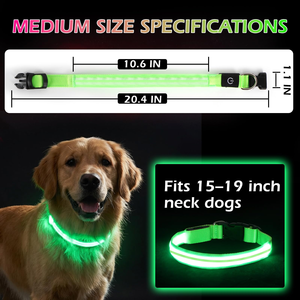 Electronic Pet LED <b>Dog</b> <b>Collar</b> Adjustable Flash Recharge Pet <b>Collars</b> Reflective LED <b>Collars</b> for <b>Dogs</b> Night Anti-Lost <b>Dog</b> Products - Product Image 3