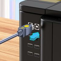 Kabel USB 2.0 kualitas tinggi tipe A ke tipe B 480Mbps Transfer Data kecepatan tinggi untuk Printer kabel mesin faks dll